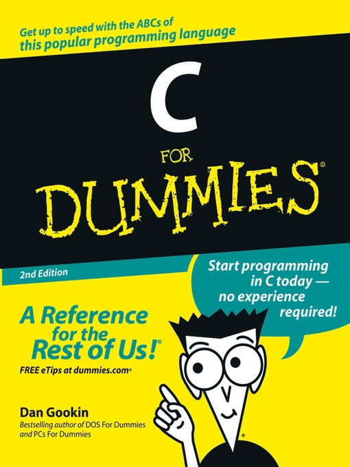 Title details for C For Dummies by Dan Gookin - Available